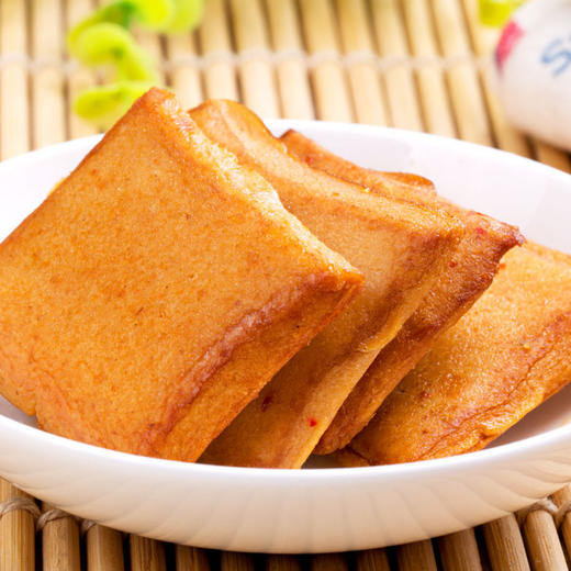百草味 烧烤味鱼豆腐185g/袋 休闲零食豆干办公室小吃豆腐干辣条特产 商品图3