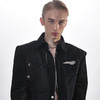 HUMANWORLD 21SS 黑色短装有领拉链外套 商品缩略图4