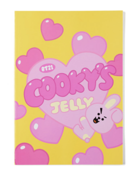 韩国 可爱Line FriendsBT21 COOKY甜蜜B5有线笔记本JPY带授权招加盟代理