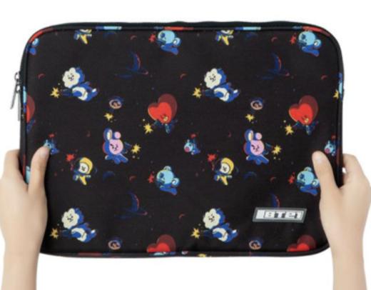 韩国 可爱Line Friends BT21太空小队图案笔记本电脑袋13英寸JPY带授权招加盟代理 商品图1