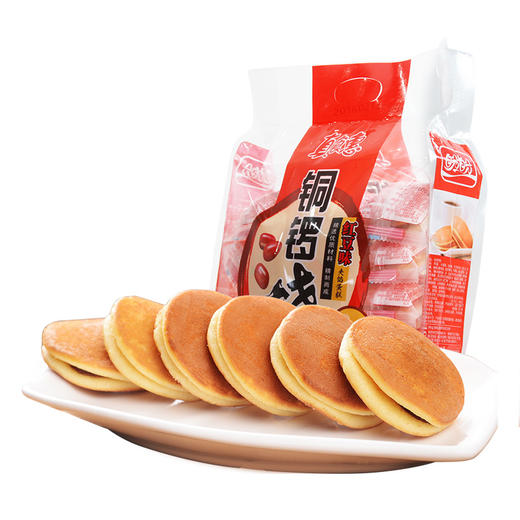 盼盼 铜锣烧 红豆味夹馅蛋糕 240g(内装20枚） 商品图0