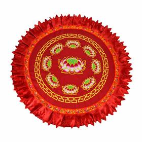 绣60X5九品莲花F(红）