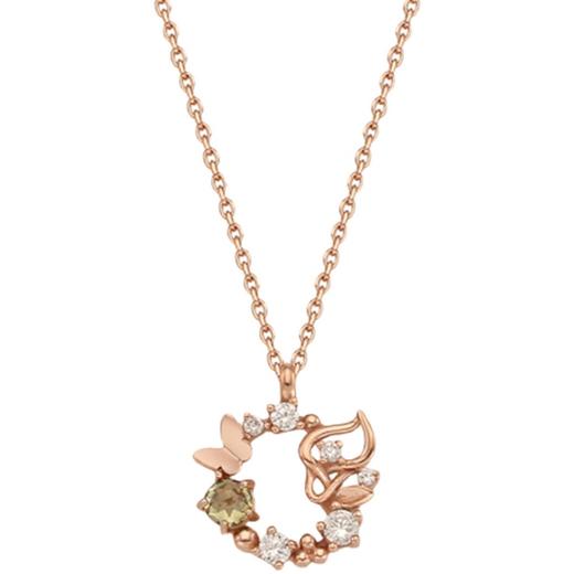 CLUE 诞生花幸运宝石AUGUSTLILYSILVERNECKLACECLNR19118MPM项链JPY带授权招加盟代理 商品图2