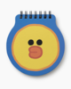 韩国 可爱Line Friends Sally面对朴素的春天线圈笔记本JPY带授权招加盟代理 商品缩略图0