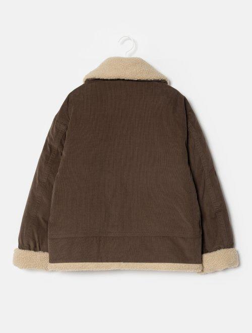 20FW 棕色灯芯绒蟒蛇配色跳线JPY带授权招加盟代理 商品图2