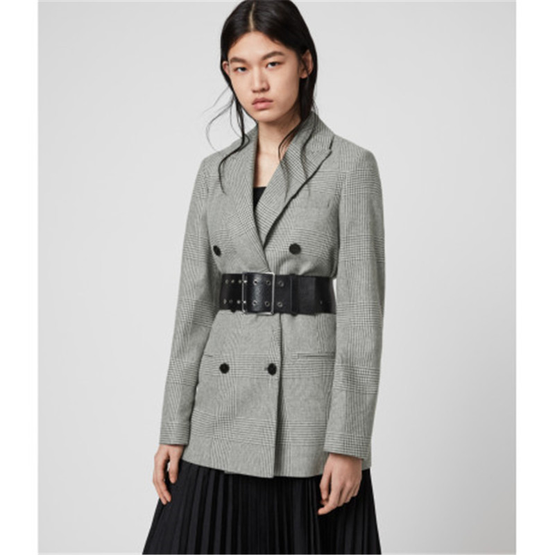 ALLSAINTS ASTRID CHECK BLAZER 女士外套JPY带授权招加盟代理