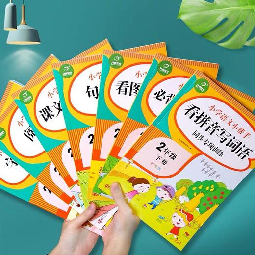 人教统编版2年级下册/二年级第二学期语文课堂同步专项训练 看拼音写词语看图说话写话阅读理解课文填空字词句古诗词训练 小学教辅 商品图1