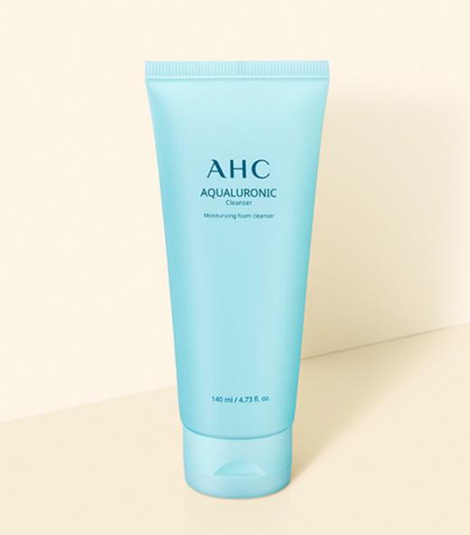 韩国AHC aqua水润补水保湿泡沫洗面奶洁面乳 清洁毛孔祛痘 100mlJPY带授权招加盟代理 商品图4