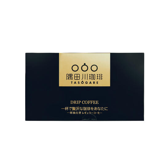 隅田川（TASOGAREDE）日本进口特浓挂耳式黑咖啡粉节日礼盒 意式口味 24片装 商品图2