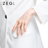 ZEGL高级感双层交叉戒指女轻奢小众精致时尚个性指环开口食指戒指 商品缩略图2