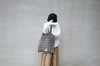 亚麻格子大号购物袋 商品缩略图0