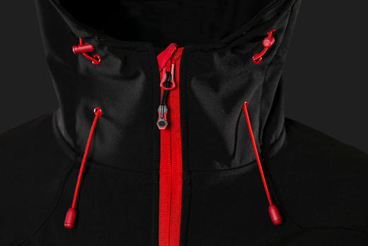 严素软壳外套夹克，中国百马俱乐部特别版，严素态度，防风、保暖、透气 商品图8