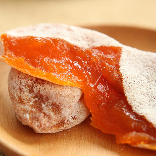 逢食陕西富平流心柿饼520g    农家手工制作 自然挂霜 香甜软糯 商品图4