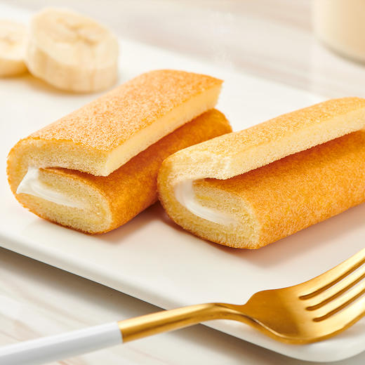 达利园 瑞士卷香蕉味200g饼干蛋糕零食早餐面包糕点心休闲食品 商品图4