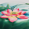 彩印莲花圆垫（小） 商品缩略图1