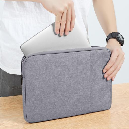 BUBM 苹果小米联想13.3air pro英寸笔记本电脑包女商务内胆包男华硕戴尔保护套薄公文FMBD 13.3英寸灰色 商品图0