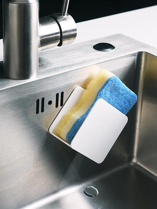 随手贴洗碗槽洗碗擦收纳架  沥水架海绵置物架百洁布3.65 商品图3