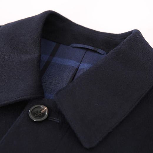 YvesFigarau伊夫·费嘉罗秋冬新款羊绒大衣（82%山羊绒18%桑蚕丝）中长款翻领保暖舒适902502 商品图6