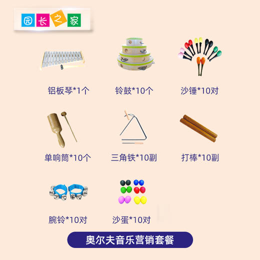 奥尔夫乐器博苑幼儿园早教益智音乐启蒙教具儿童玩具 商品图2