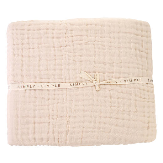 有机彩棉纱布 方巾毛巾浴巾毛毯 A类泡泡纱 6层40支精梳 柔软蓬松 婴幼儿洗澡擦身 0%荧光剂 素道敦煌天然有机彩棉基地 舒适安全健康 商品图13