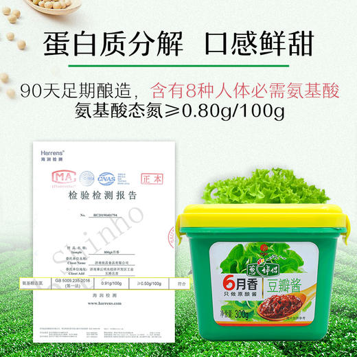欣和 调味酱 葱伴侣 6月香 豆瓣酱300g 商品图6