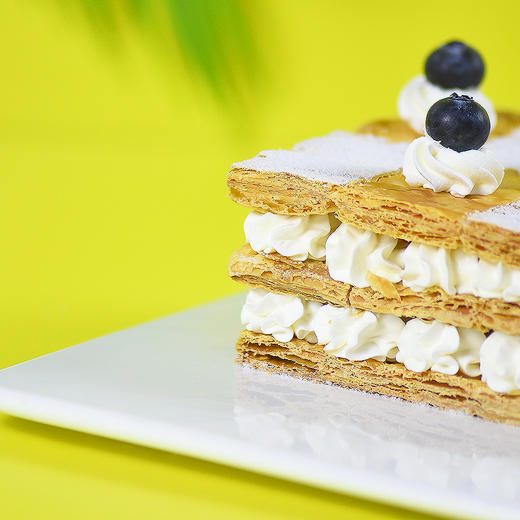 【榴莲拿破仑】6英寸  法式千层酥皮 榴莲果肉蛋糕甜品 商品图1