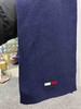 Tommy深蓝色围巾 男女同款 纯色百搭 商品缩略图3