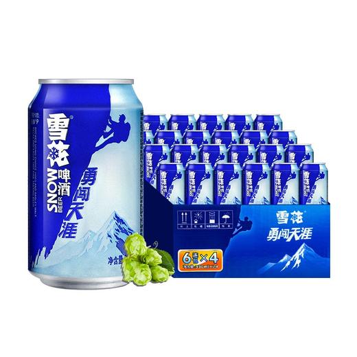 雪花啤酒（Snowbeer）8度 勇闯天涯 330ml*24听 整箱装 商品图0