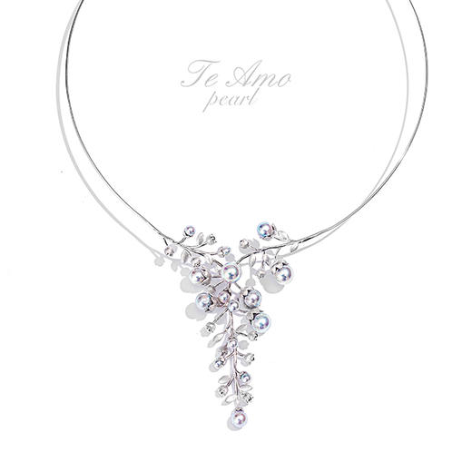 【珍果系列】AKoya灰珠胸针/项圈 商品图6