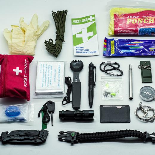 （七折清仓）自选户外应急逃生背包急救包工具包（不带净水片） 商品图4