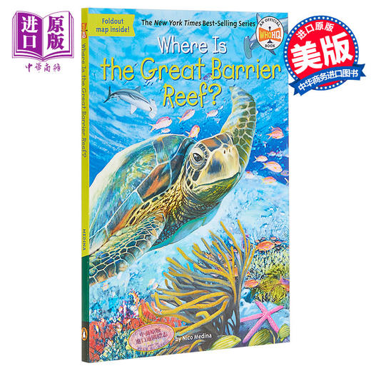 预售 【中商原版】Where Is the Great Barrier Reef 哪里是大堡礁 Where Is系列 儿童地理文化科普文学 英文原版 7-12岁 商品图0