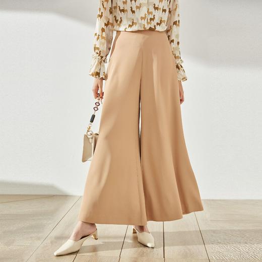 （清仓不退换）25春夏新西裤垂感气质显瘦高腰大喇叭长裤百搭修身阔腿女裤12385 商品图0