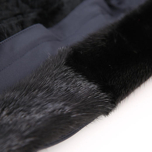 YvesFigarau伊夫·费嘉罗冬季新款兔毛内胆商务休闲时尚保暖连帽中长款尼克服903917 商品图3