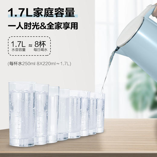 Z| 苏泊尔电热水壶1.7L大容量烧水壶17E05C 商品图1