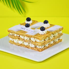 【榴莲拿破仑】6英寸  法式千层酥皮 榴莲果肉蛋糕甜品