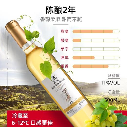 莫高 长相守冰酒 冰白葡萄酒甜酒 陈酿2年 500ml 单盒装 商品图1