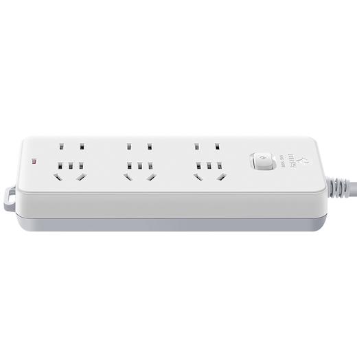 公牛（BULL）新国标插座 插线板/插排/排插/接线板/拖线板 GN-402  6位总控全长3米 商品图0