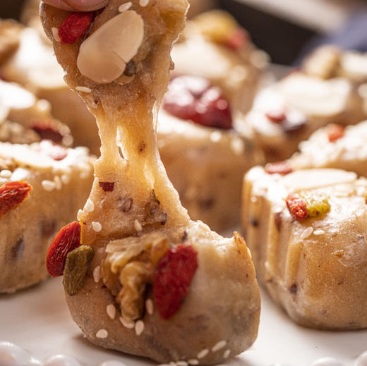 精致生活-年味 手工八宝糕 开袋即食 无需加热 软糯q弹 8种坚果 甜而