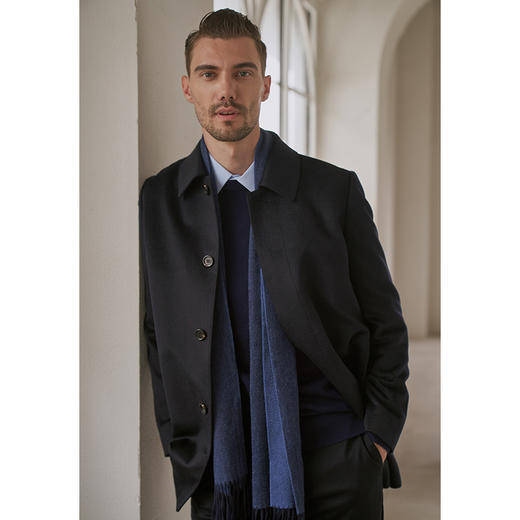 YvesFigarau伊夫·费嘉罗秋冬新款羊绒大衣（82%山羊绒18%桑蚕丝）中长款翻领保暖舒适902502 商品图2