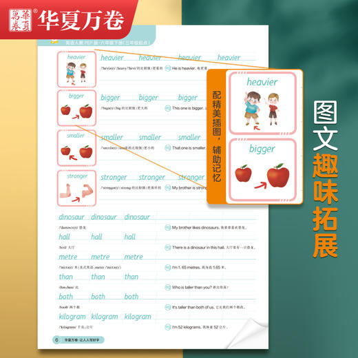 小学生衡水体同步字帖 英语 6年级 下册(3年级起点) 人教PEP版 商品图3