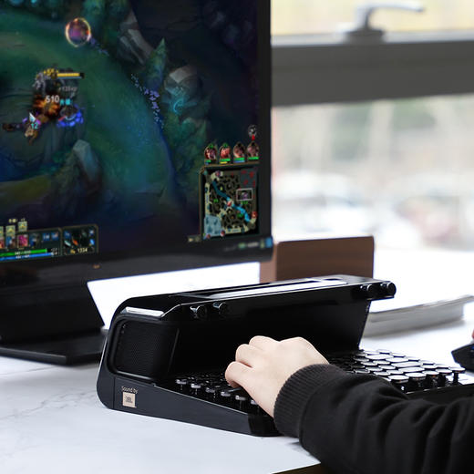 KnewKey&JBL 联名款 复古圆点机械键盘 商品图4