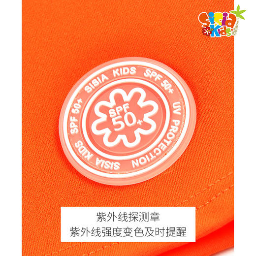 sisia儿童游泳衣男童抗氯防晒长袖外套卡通恐龙中大童分体泳装 商品图2