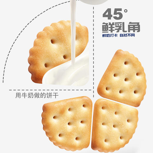 KJ 蒙辉草原鲜乳角原味 海盐味 内蒙古特产鲜奶三角饼干88g  保质期10个月 商品图1