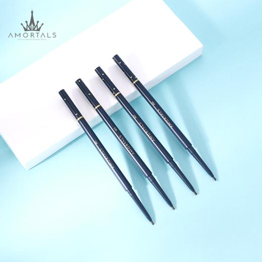 【买2包邮】韩国尔木萄眉笔超细头极细卡其色细芯三合一自然灰持久防水不脱色 商品图8