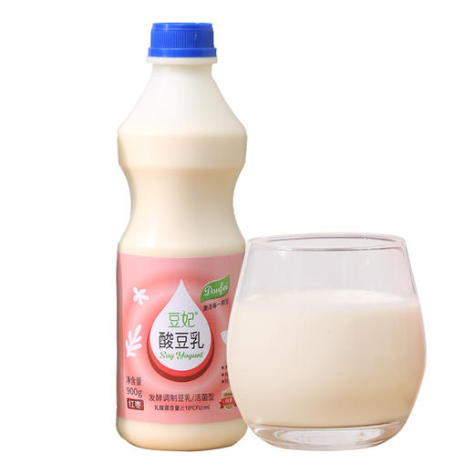 豆妃素酸奶  富含活性益生菌 助消化 元气满满小瓶装205g/瓶  大瓶装900g/瓶 商品图5