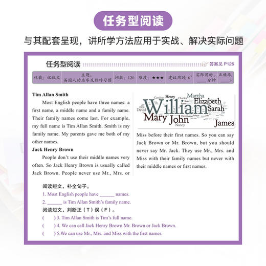 【7-9年级 英语阅读】学而思秘籍·初中英语完形填空与阅读理解专项突破 商品图3