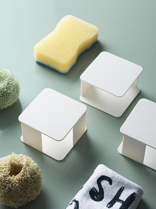 随手贴洗碗槽洗碗擦收纳架  沥水架海绵置物架百洁布3.65 商品图2