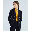EITIE爱特爱春季新款复古双排扣气质洋气修身显瘦西装外套女6403107 商品缩略图2