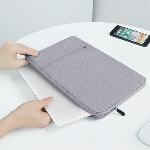 BUBM 苹果小米联想13.3air pro英寸笔记本电脑包女商务内胆包男华硕戴尔保护套薄公文FMBD 13.3英寸灰色 商品图1