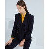 EITIE爱特爱春季新款复古双排扣气质洋气修身显瘦西装外套女6403107 商品缩略图3